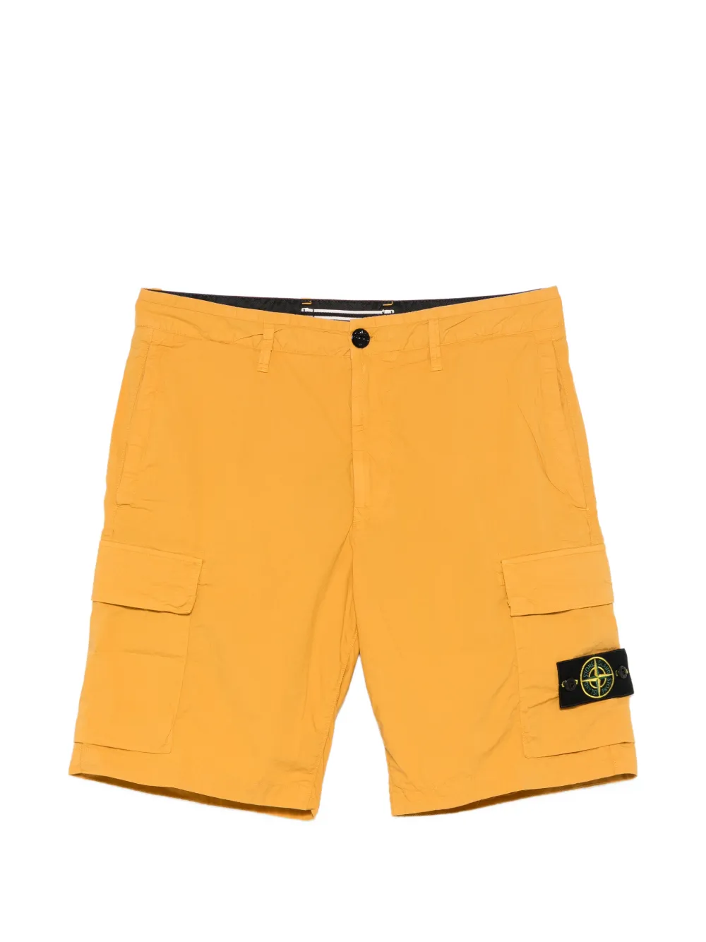 

Шорты с накладными карманами Stone Island, желтый
