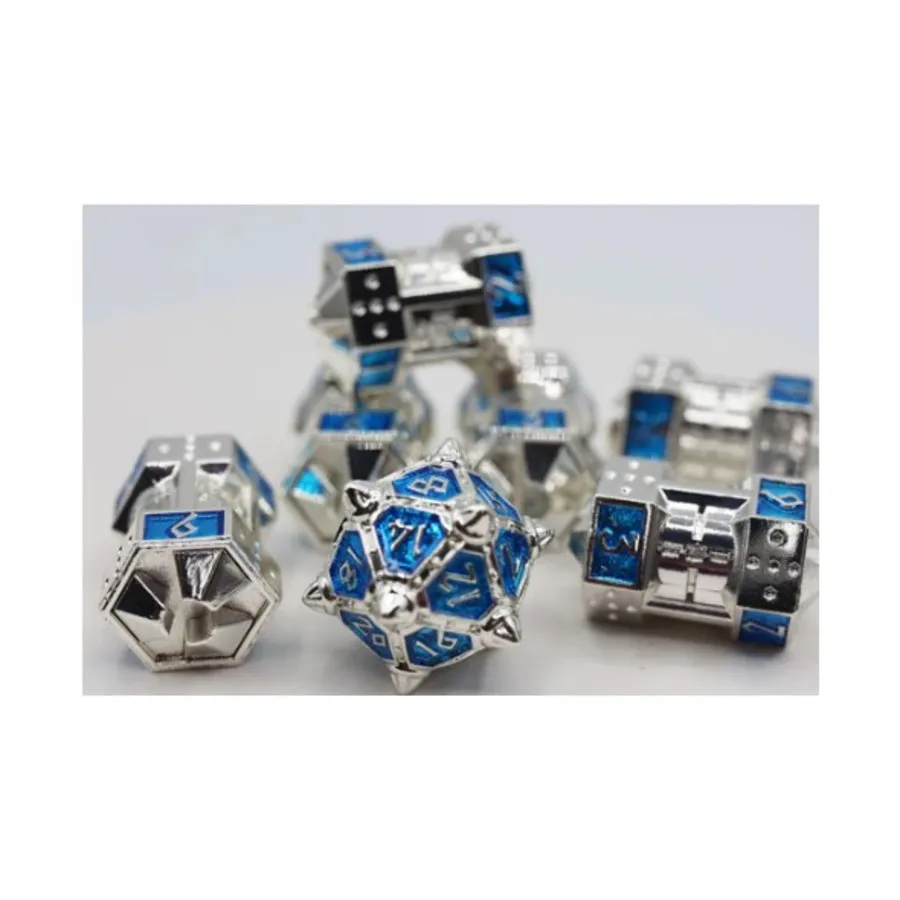 

Набор кубиков CCG — «Интерстеллар Индиго» (7), Dice Sets - Metal CCG Dice 51