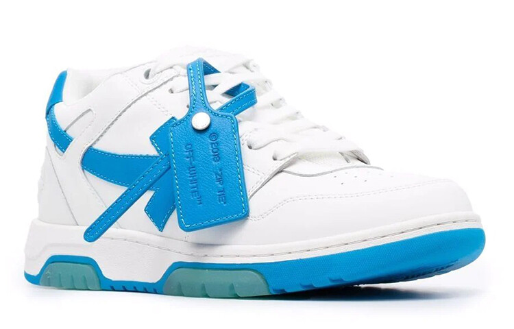 Кроссовки унисекс Off-White для скейтбординга, синий / белый — фото 3