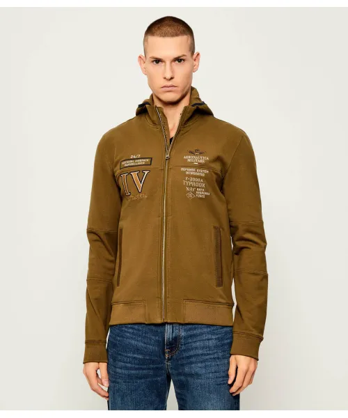 

Толстовка Regular fit Aeronautica Militare, зеленый