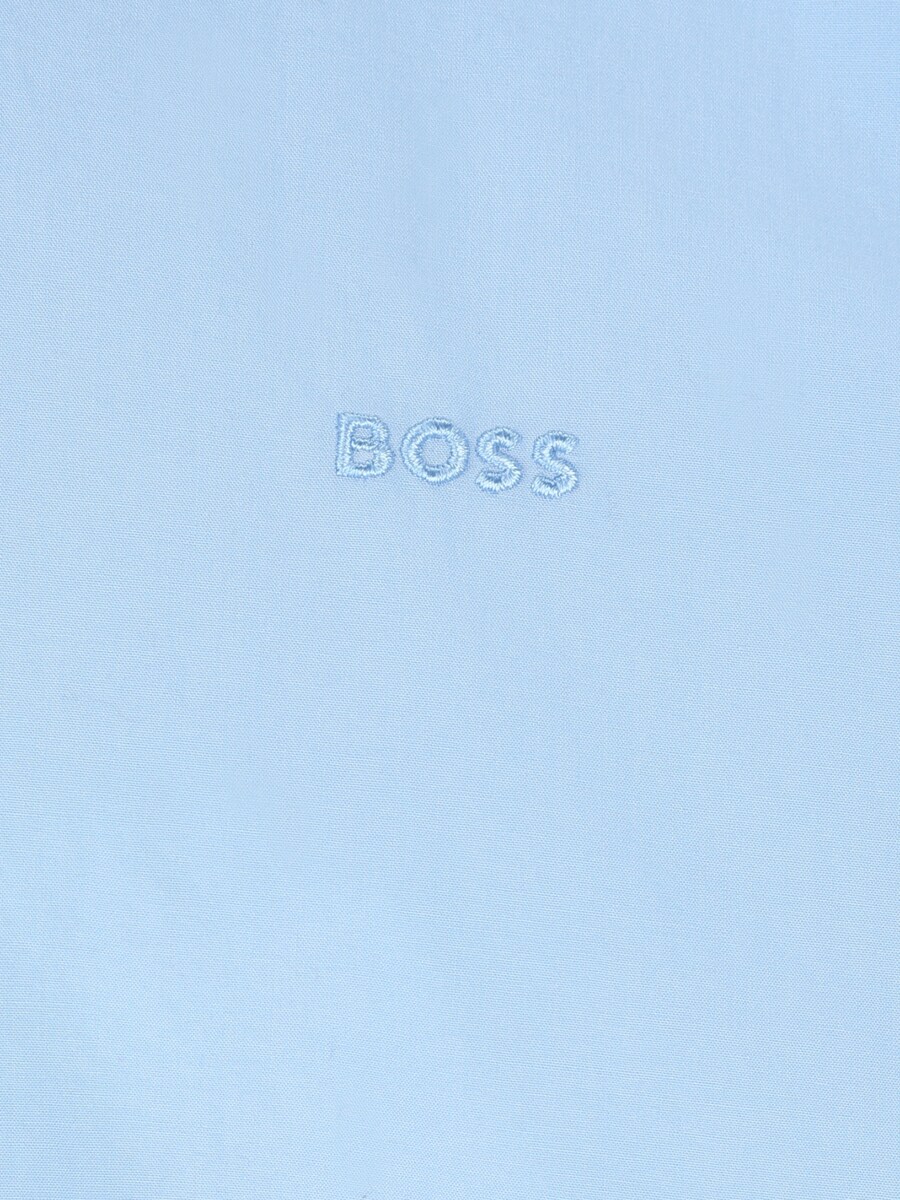 Рубашка на пуговицах классического кроя BOSS Relegant_6, светло-голубой — фото 3