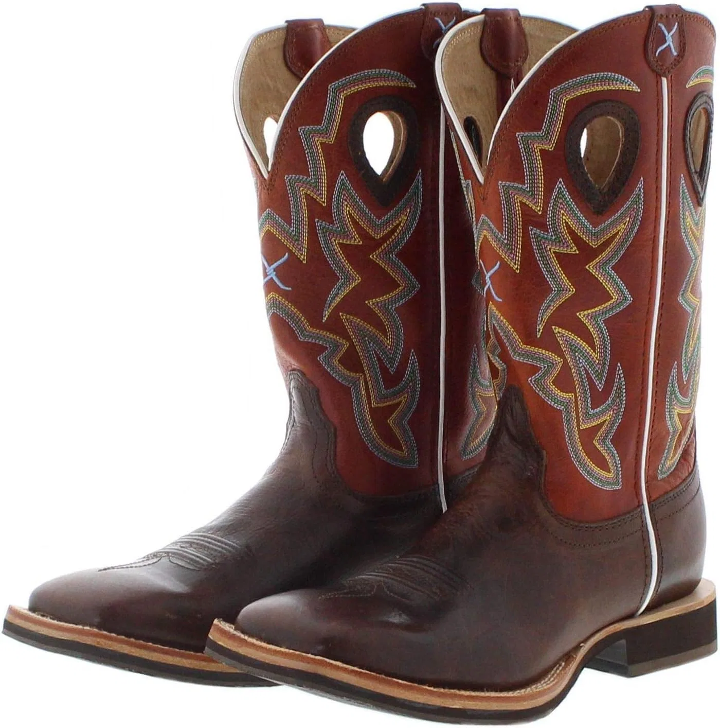 FB Fashion Boots Мужские ковбойские ботинки Twisted X Boots, ботинки для верховой езды в стиле вестерн 1772 года, кожаные ботинки коричневого цвета — фото 2