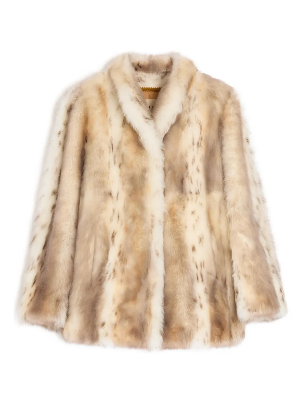 

Шуба из овчины с узором Valentino Garavani, нейтральный