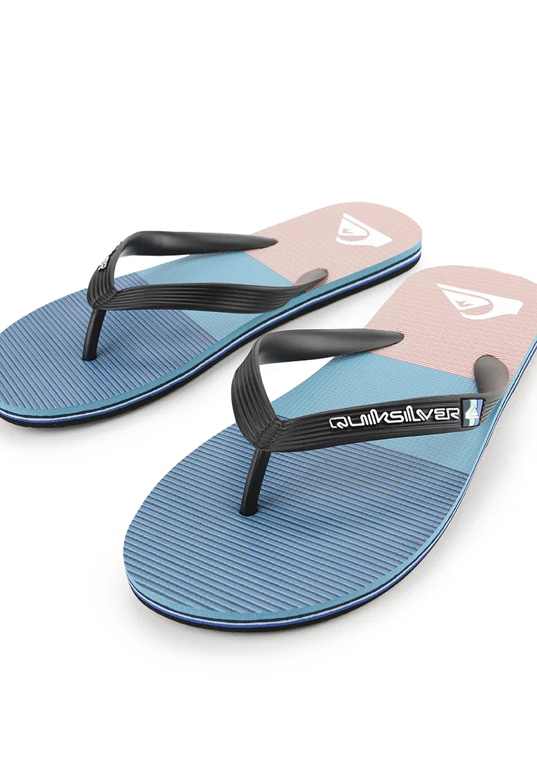 Вьетнамки Moncata Art, мужские Quiksilver, черный/красный/синий — фото 3