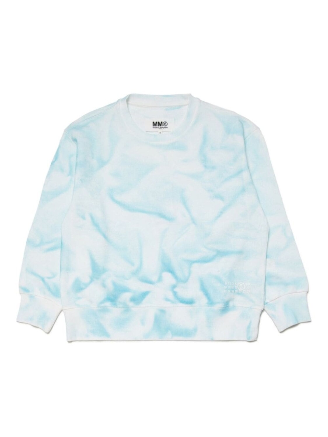 

MM6 Maison Margiela Kids футболка с принтом, синий