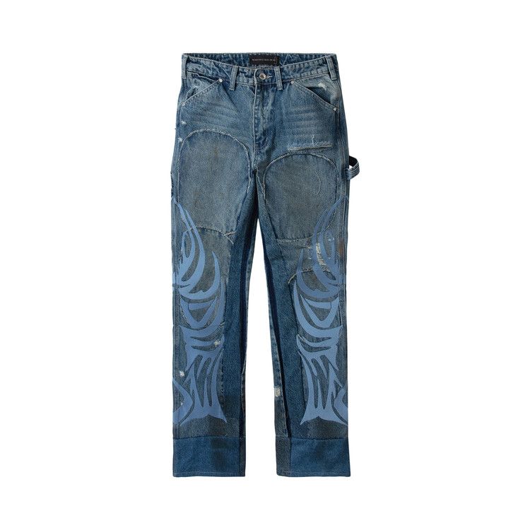 

Брюки Who Decides War Winged Carpenter Denim Pants, Sky