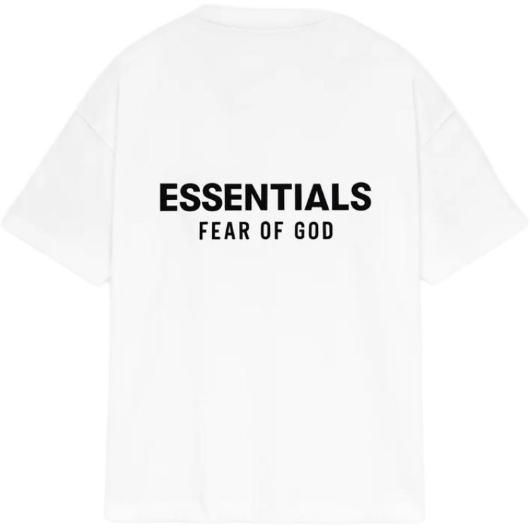 

Футболка с принтом логотипа Fear Of God Essentials, ярко-белый