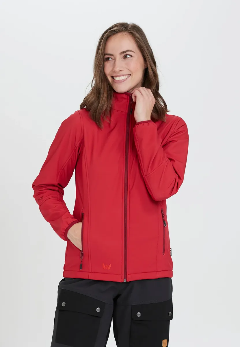 

Куртка WHISTLER Softshell "Covina" из водонепроницаемого и ветронепроницаемого функционального материала, бордовый