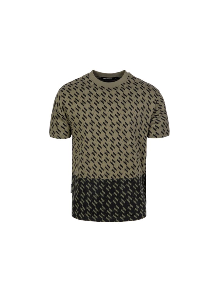 

Футболка 755133 темно-зеленого цвета Karl Lagerfeld, Зеленый, Футболка 755133 темно-зеленого цвета Karl Lagerfeld