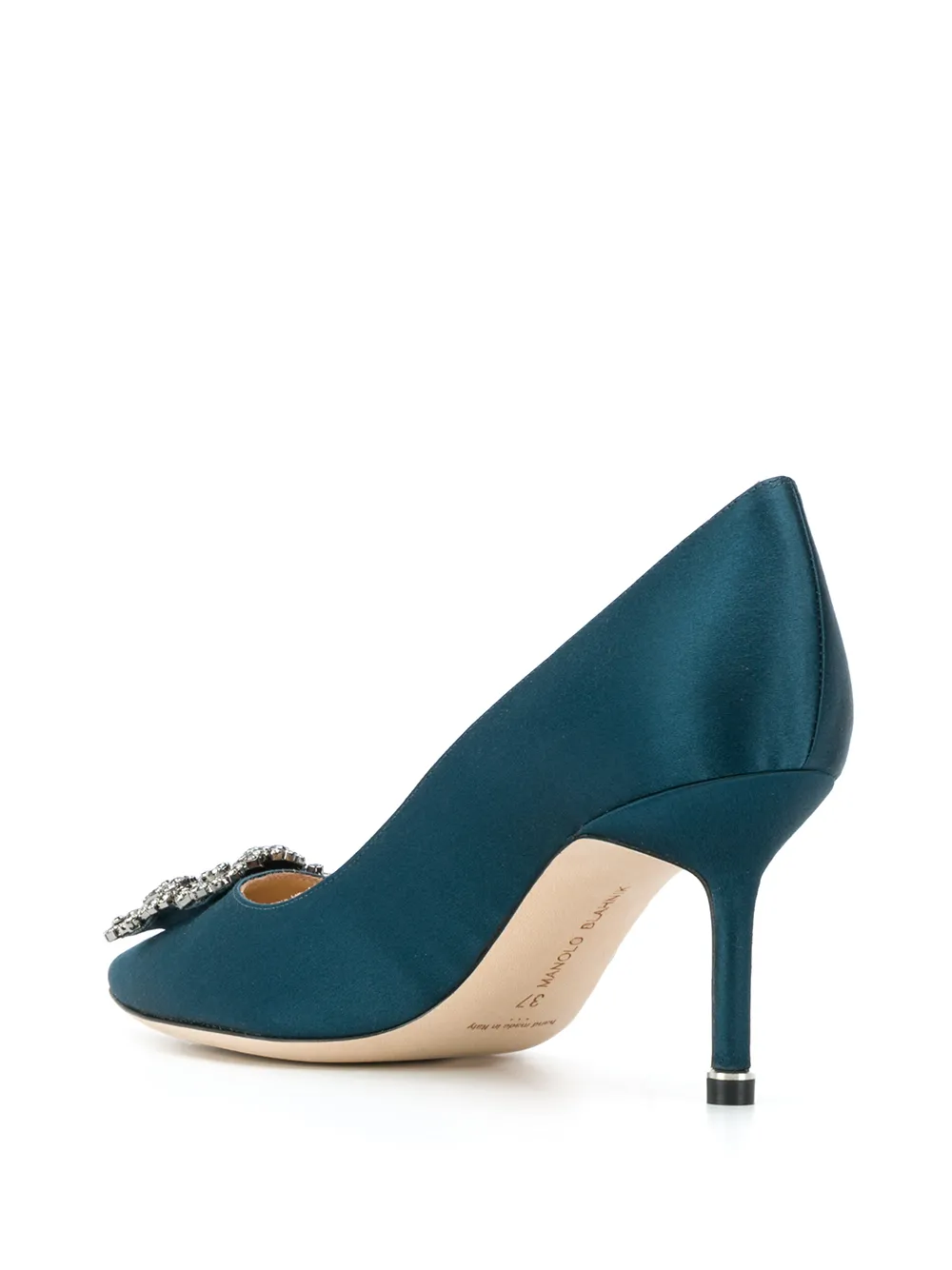Туфли-лодочки Hangisi Manolo Blahnik, синий — фото 3