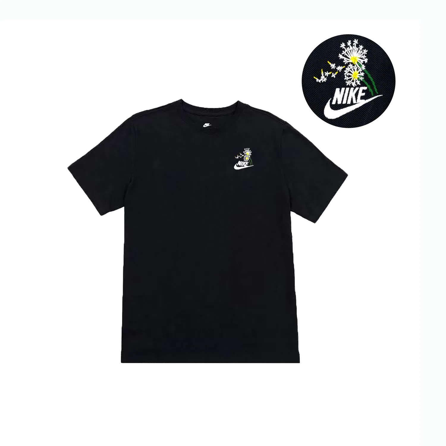 Футболка с вышивкой Nike Sportswear Black — фото 3