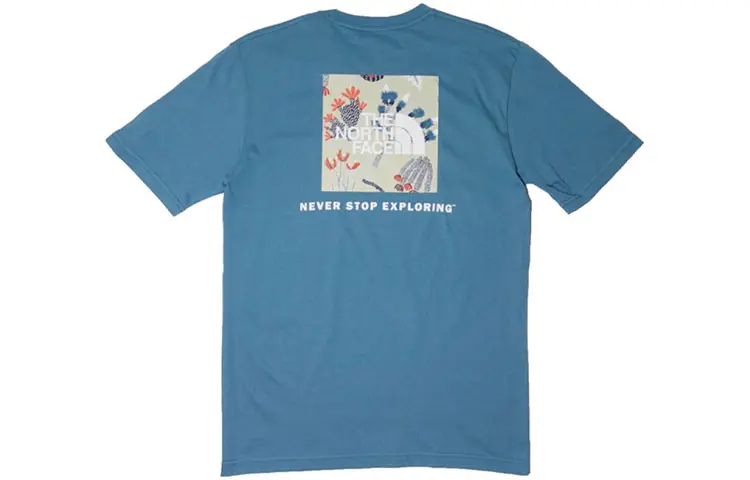 

Футболка унисекс Shady Blue The North Face, цвет Haze Blue