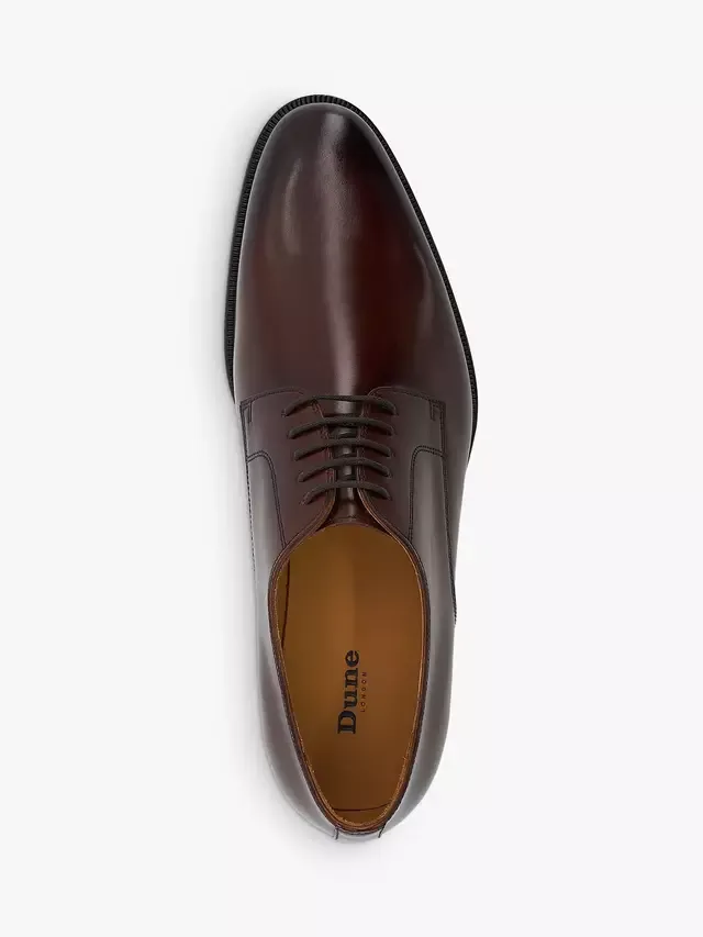 Классические кожаные туфли-дерби Salisbury Dune London, Dark Brown Leather — фото 4