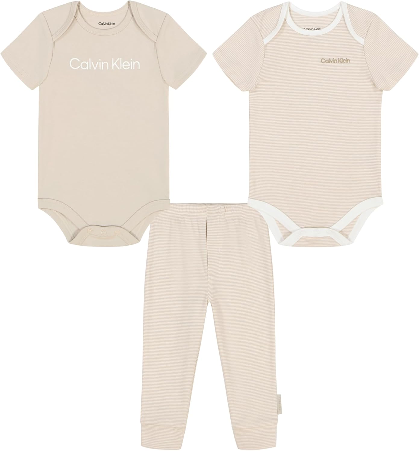 

Комплект из двух боди и брюк Calvin Klein для мальчиков, Peyote/Marshmallow