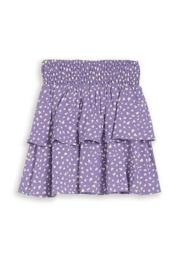 Мини-Юбка minimit volant Tom Tailor, Purple Small Heart Print — фото 2