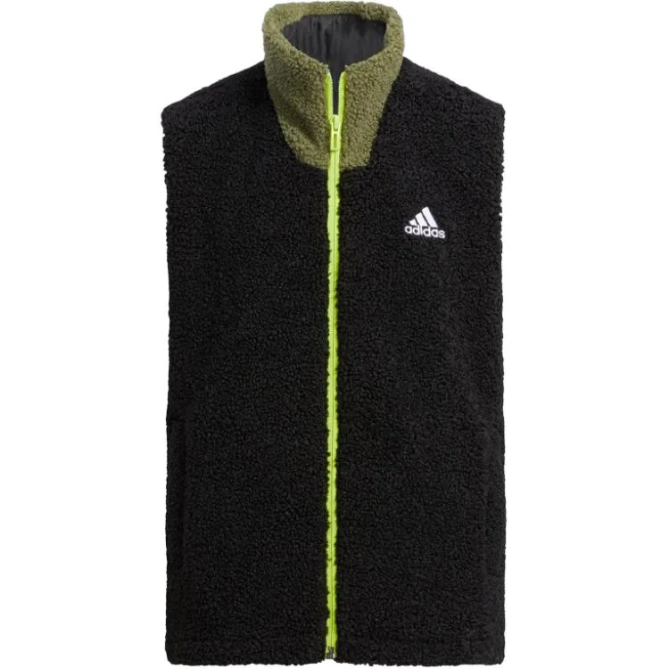 Adidas Детская пуховая куртка темно-оливкового цвета — фото 4