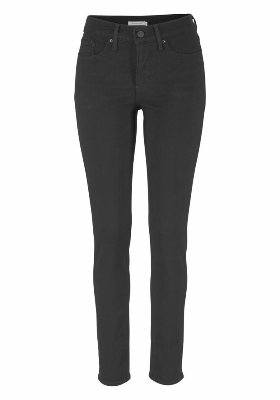 

Джинсы скинни LEVI'S Skinny Jeans, черный деним