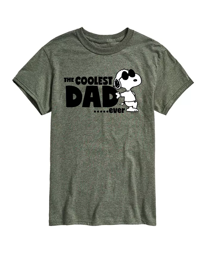 

Футболка мужская с коротким рукавом Hybrid Apparel Peanuts Dad AIRWAVES, зеленый