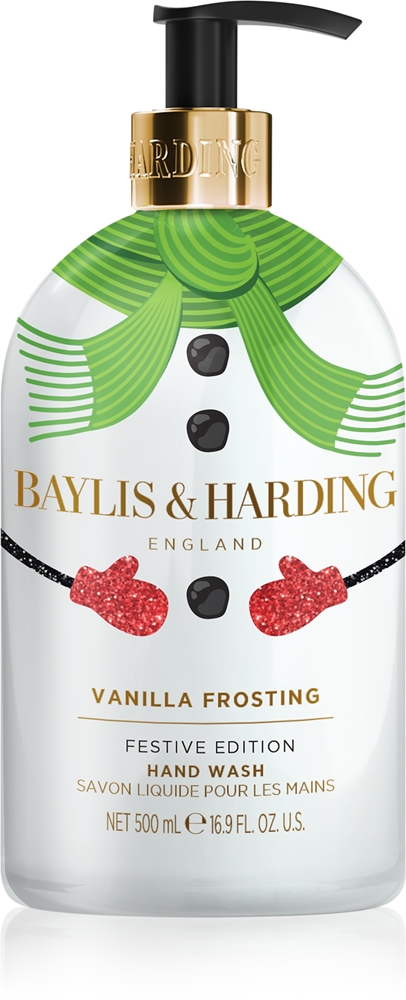 

Праздничный выпуск жидкого мыла для рук «Снеговик» Baylis & Harding, kvepalai vanilla frosting 500 мл