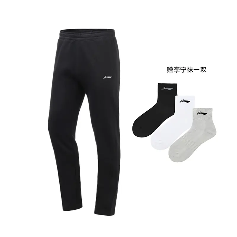 

Трикотажные спортивные штаны мужские LINING, черный