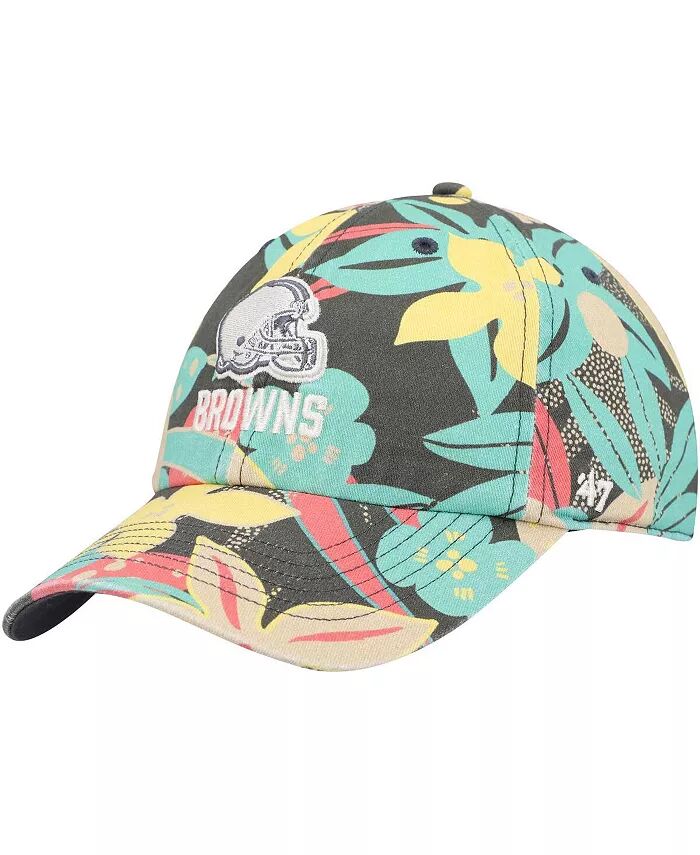 

Женская кепка '47 Charcoal Cleveland Browns Plumeria Clean Up Adjustable '47 Brand