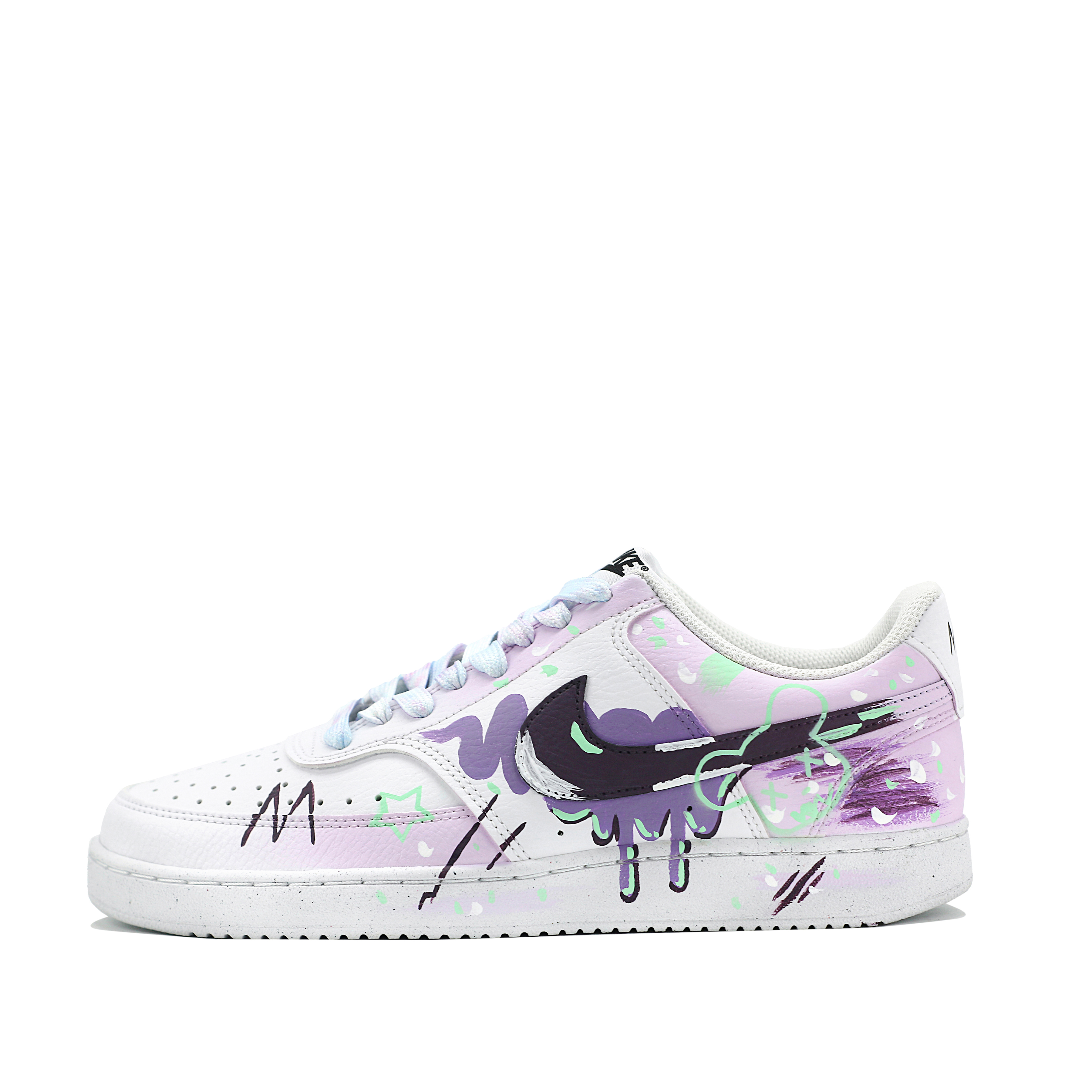 

Nike Кроссовки для скейтбординга Court Vision 1, мужские, низкие, белые