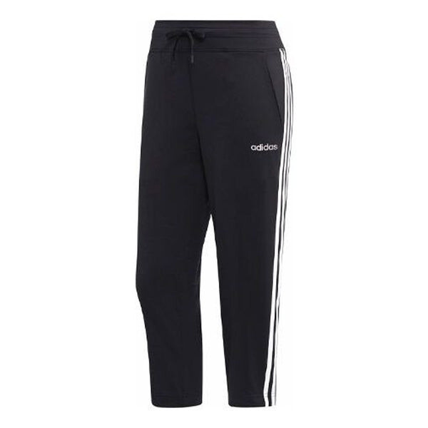 

Дизайн брюк 2 хода 3 полоски брюки 3 4 Adidas, черный