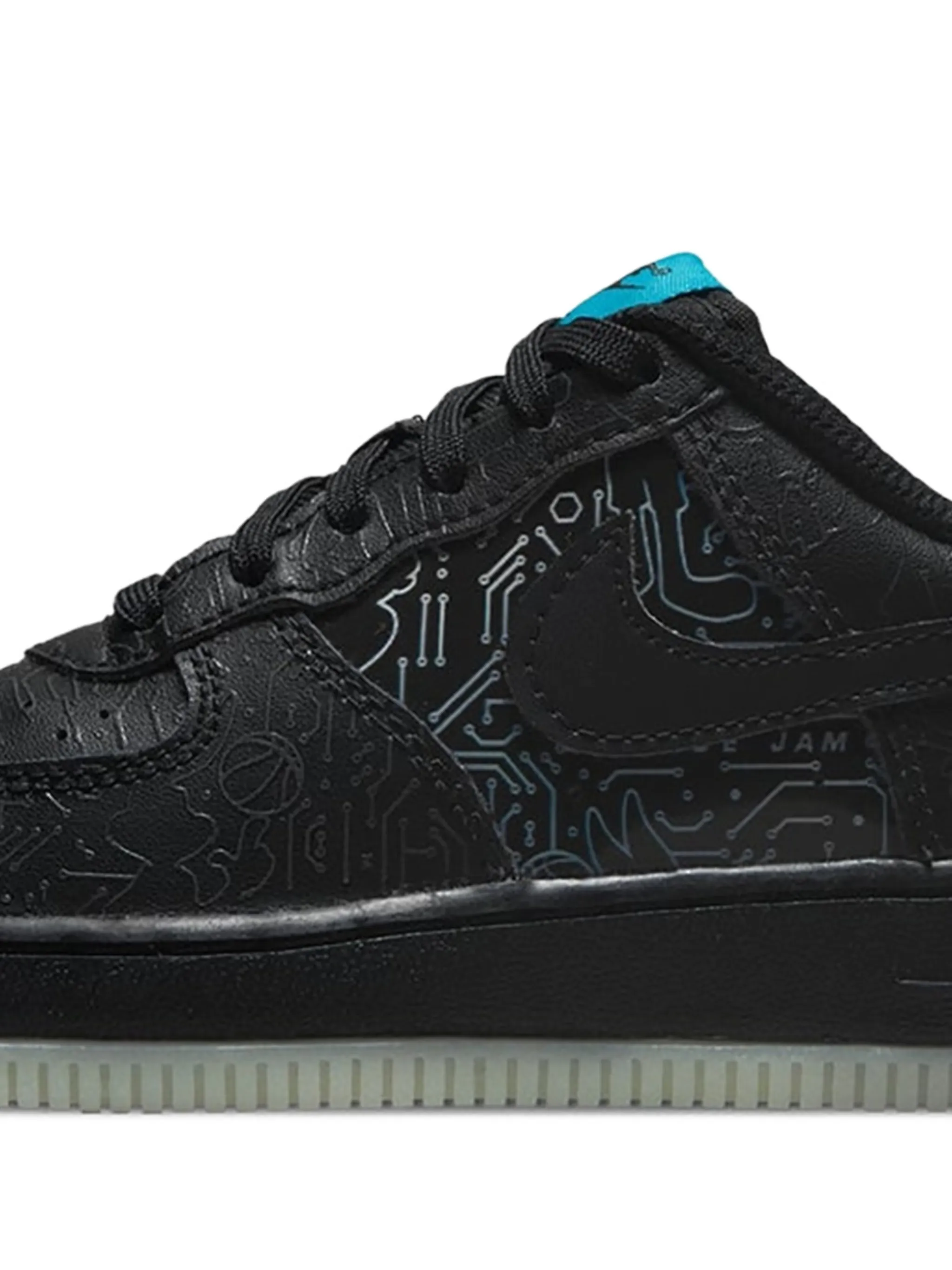 Низкие кроссовки X Space Jam Air Force 1 Nike Kids, черный — фото 2