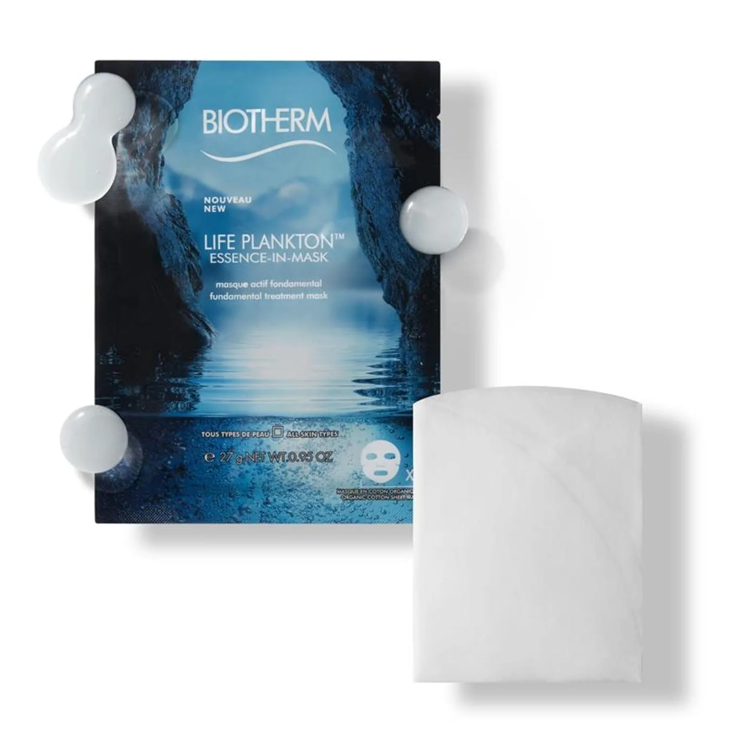 Эссенция Biotherm — Life Plankton Essence-In-Mask, регенерирующая с биотехнологическим планктоном для