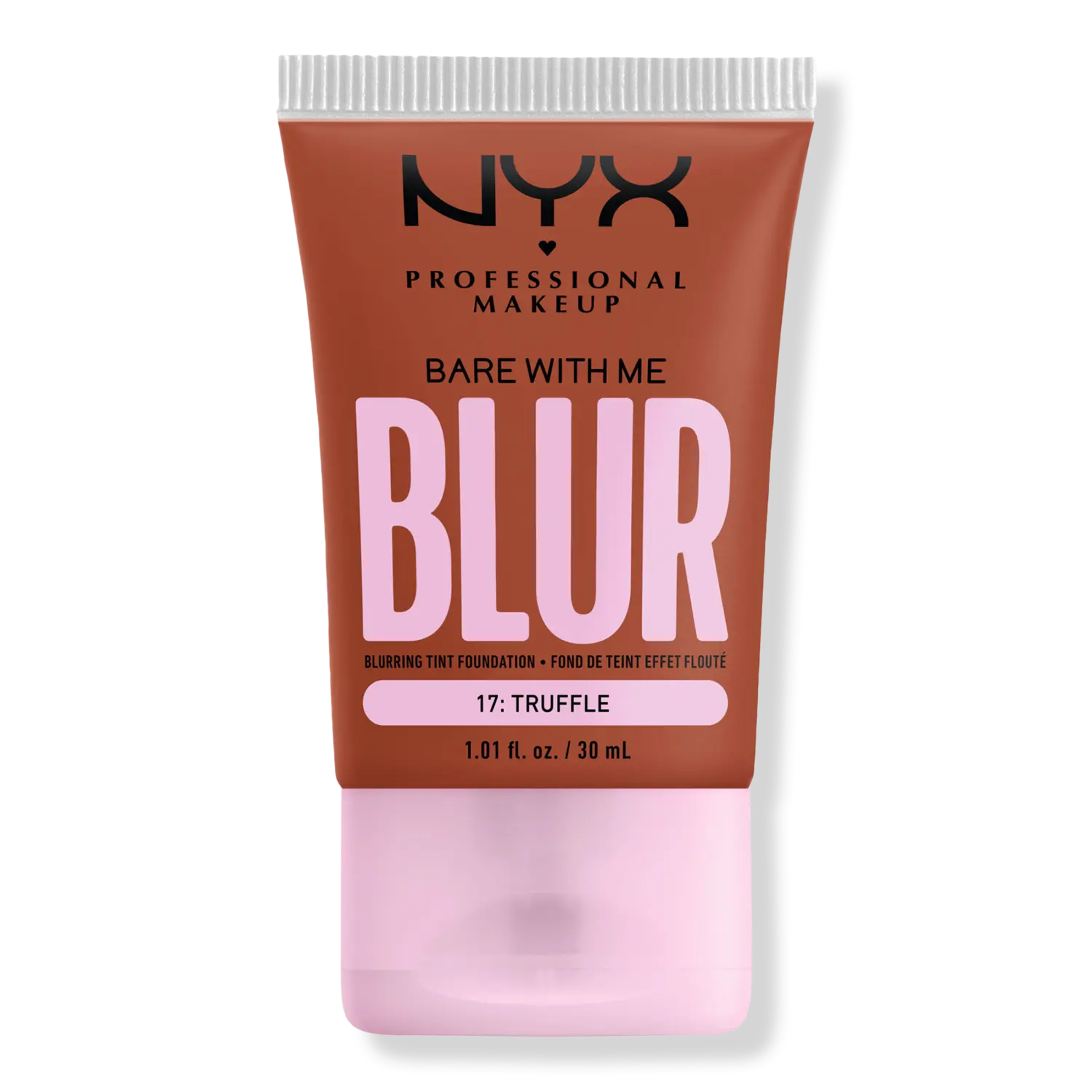 

Тональная основа Bare With Me Blur Tint Soft Matte Foundation NYX Professional Makeup, 17: Truffle (medium deep with a warm undertone)