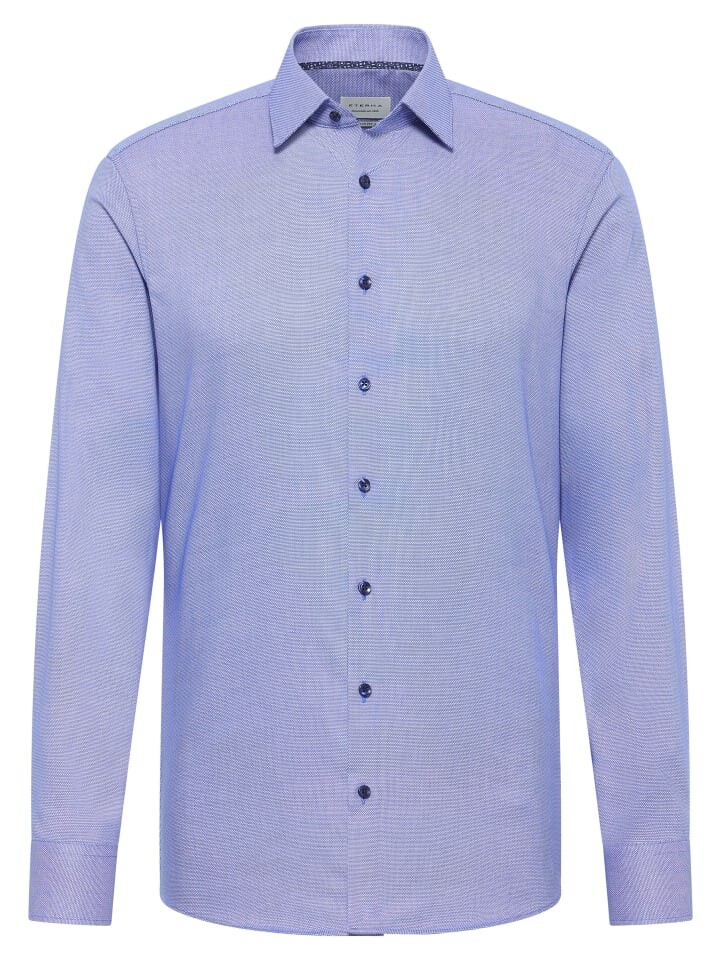 

Рубашка Eterna Hemd SLIM FIT, цвет royal blau