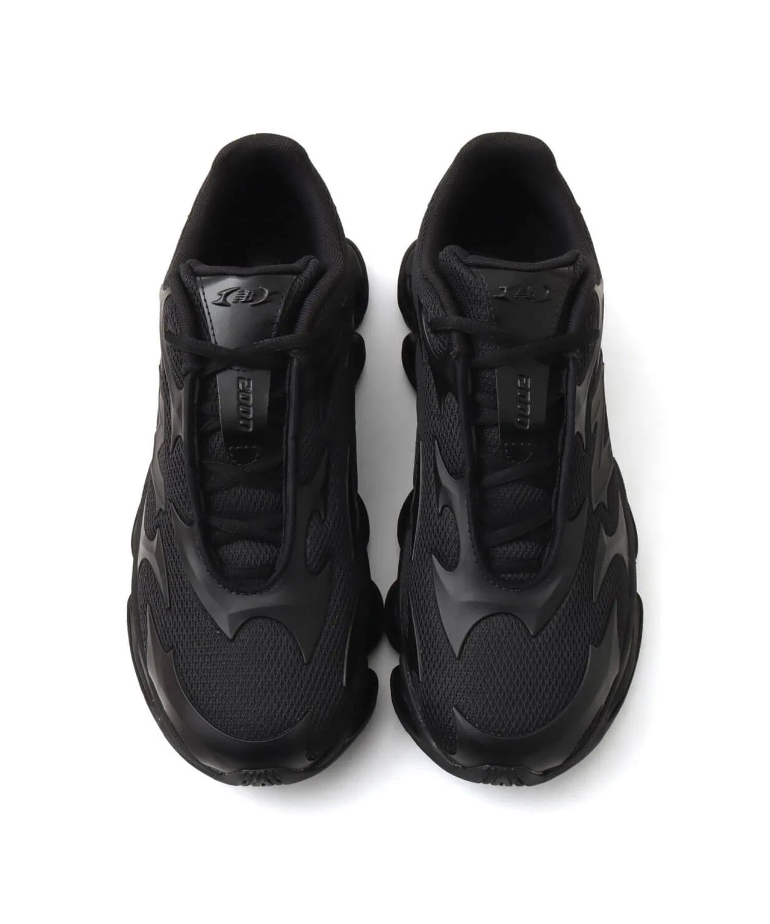 Унисекс кроссовки New Balance U200078C с сеткой и кожаными вставками чёрные — фото 2