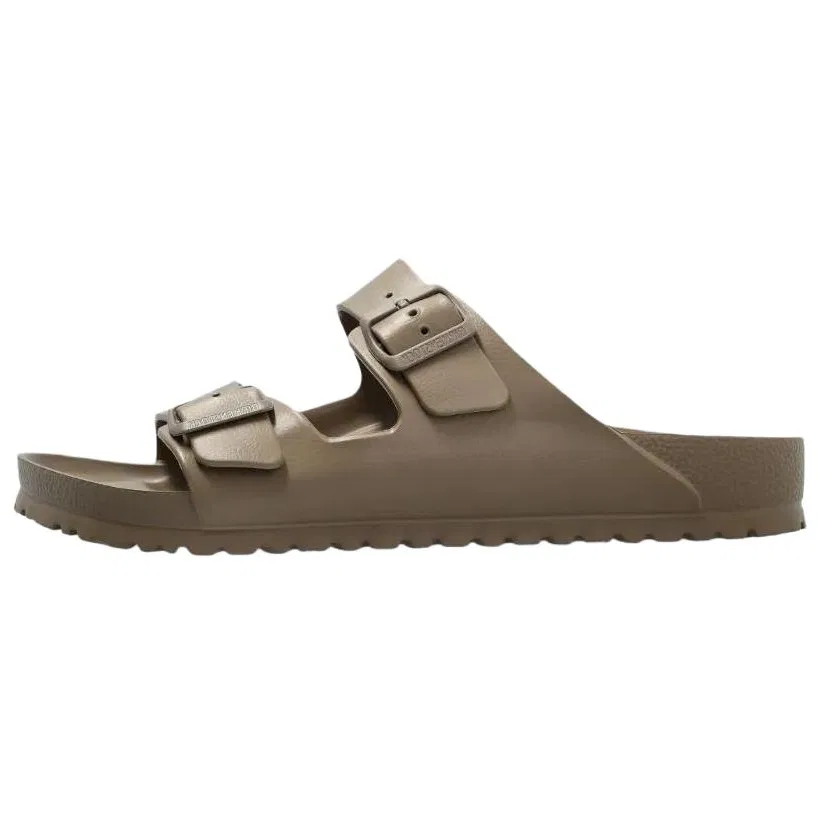 Шлепанцы с двумя пряжками Birkenstock серые