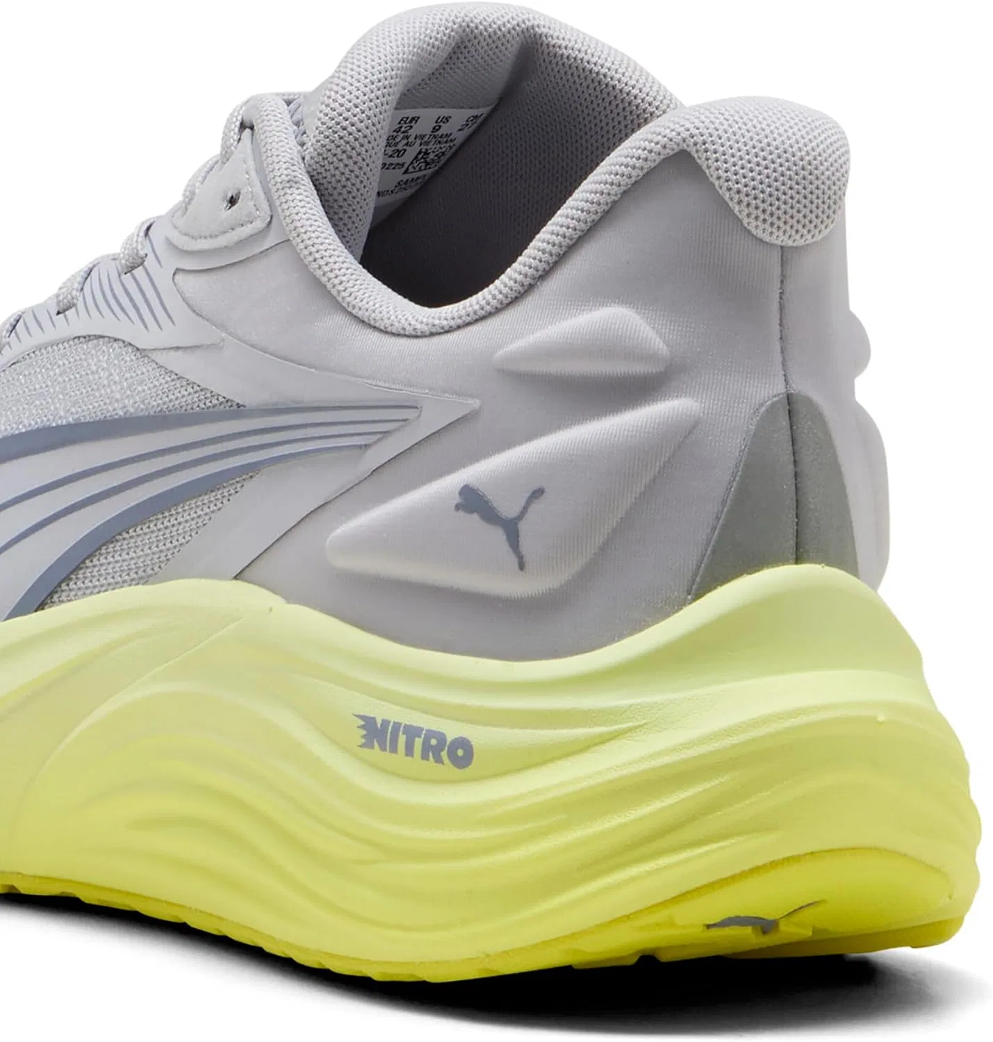 Мужские кроссовки Puma Electrify Nitro 4 для бега по улицам, Vibrant Silver Deep Plum Apple Spritz — фото 3