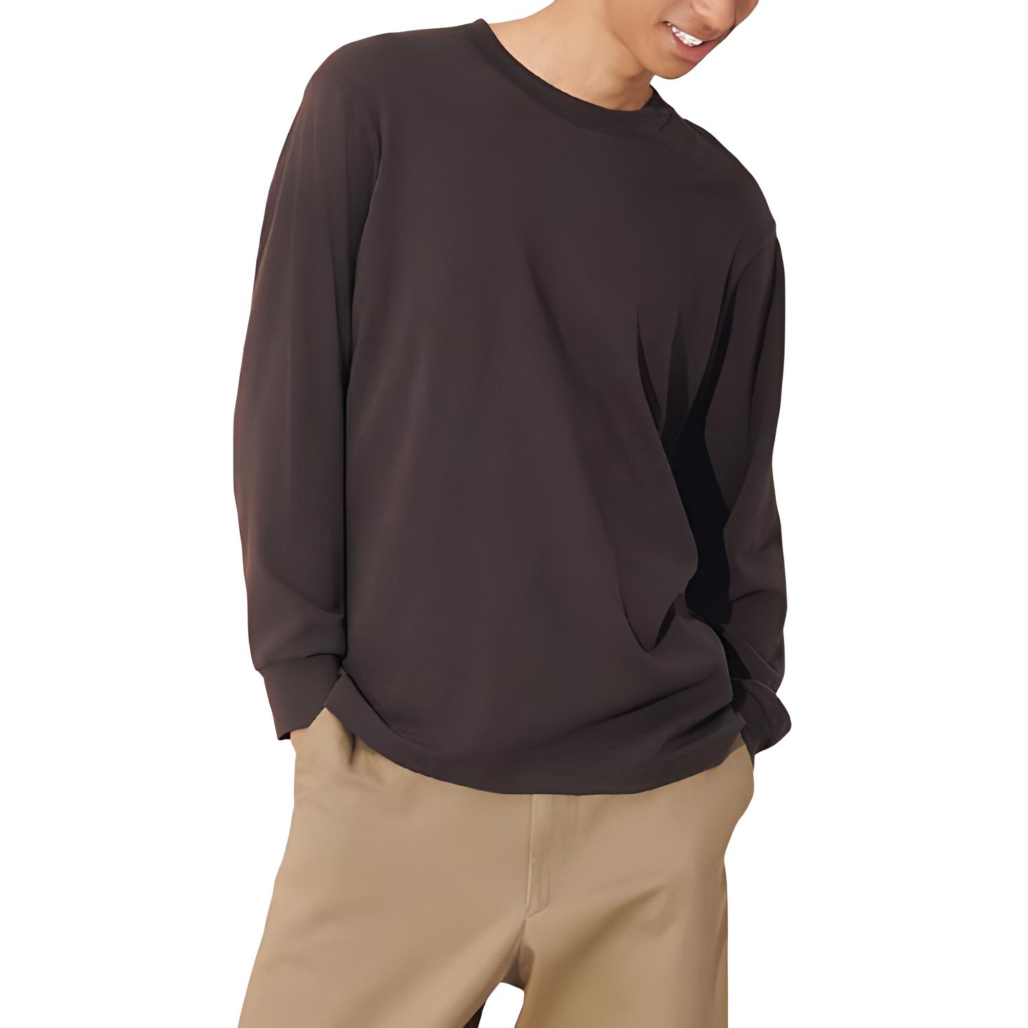 

Uniqlo Футболка унисекс, коричневая, черная, Черный, Uniqlo Футболка унисекс, коричневая, черная