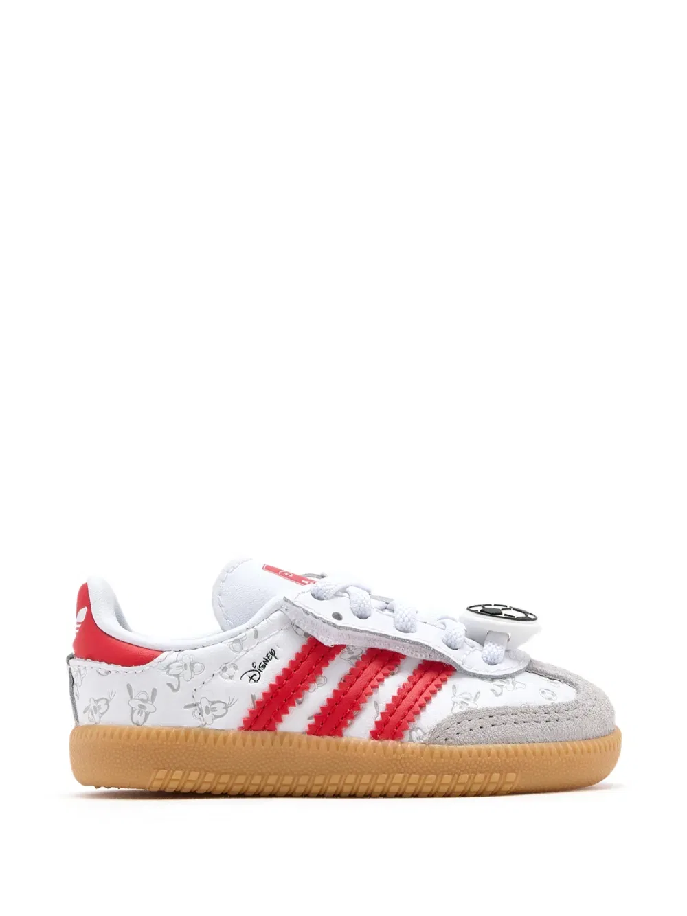 X Disney Samba OG кроссовки Adidas Kids, белый
