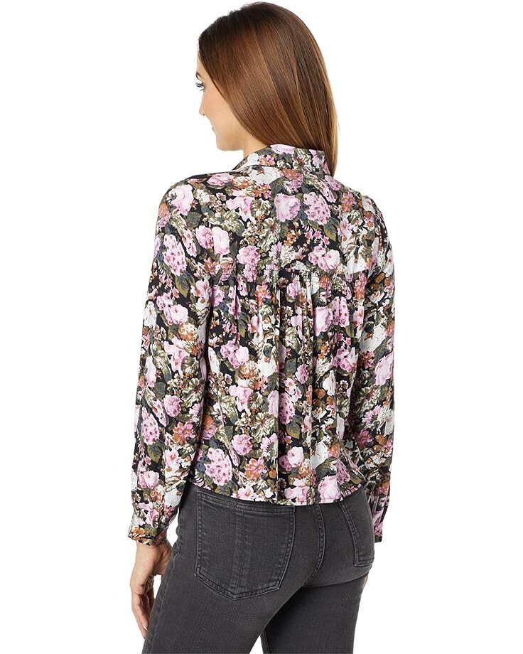 

Топ Saltwater Luxe Savi Sustainable Long Sleeve Button-Up Top, мульти
