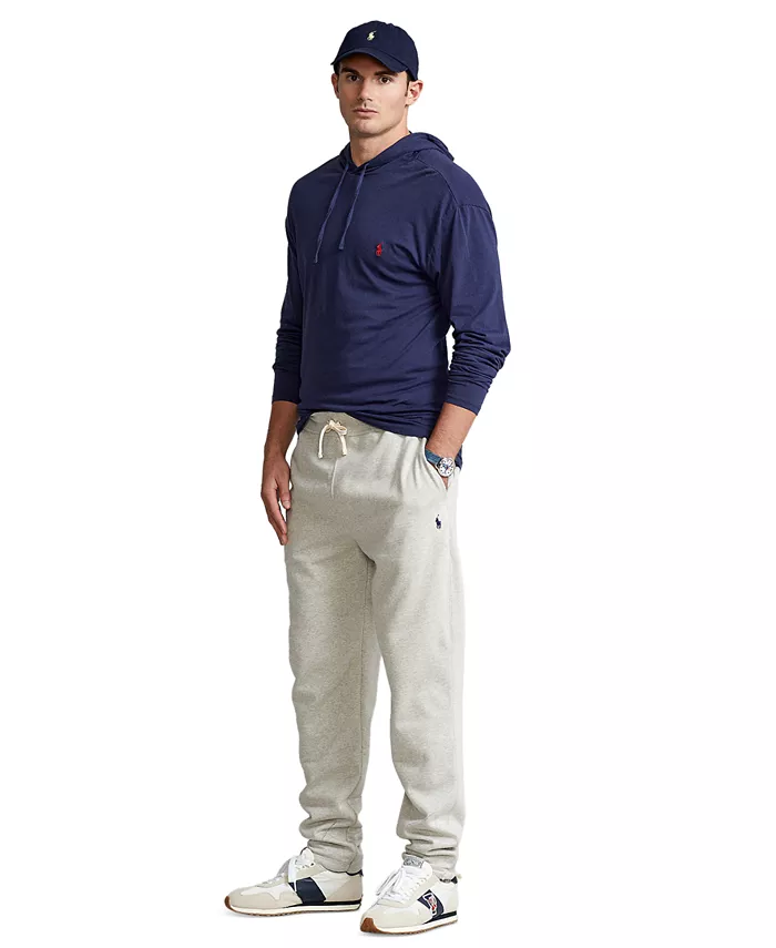 Мужская толстовка с капюшоном Big & Tall из джерси Polo Ralph Lauren, синий — фото 2
