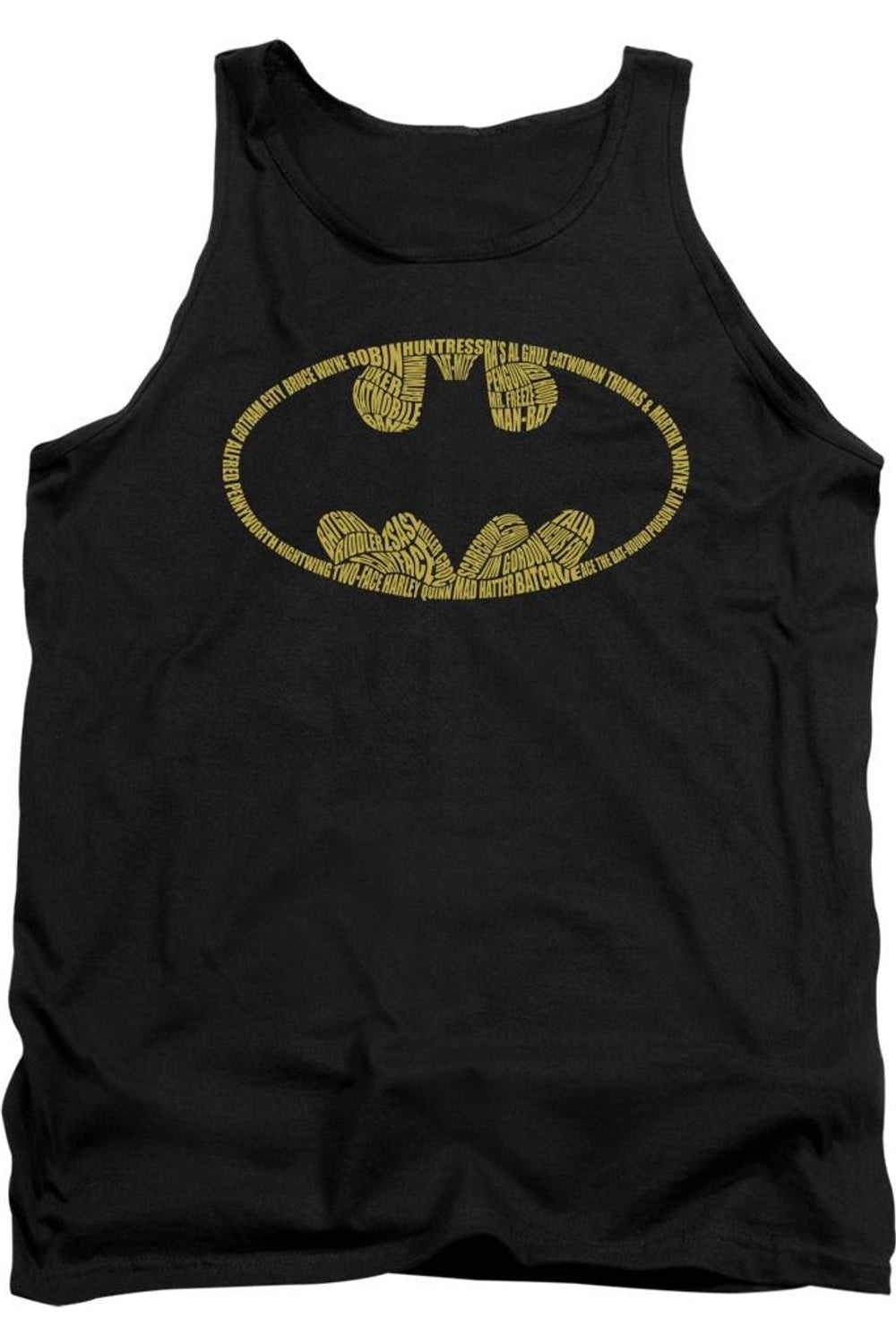 

Майка для взрослых с логотипом Batman Word Gildan, черный