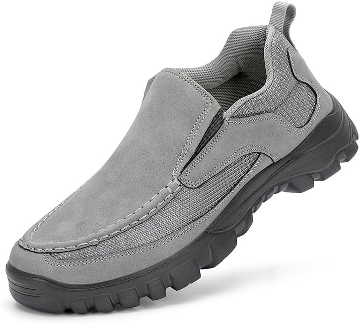 

Мужские слипоны повседневные, кроссовки для ходьбы из сетчатого материала, удобные мокасины, доступны в черном, сером и хаки Generic