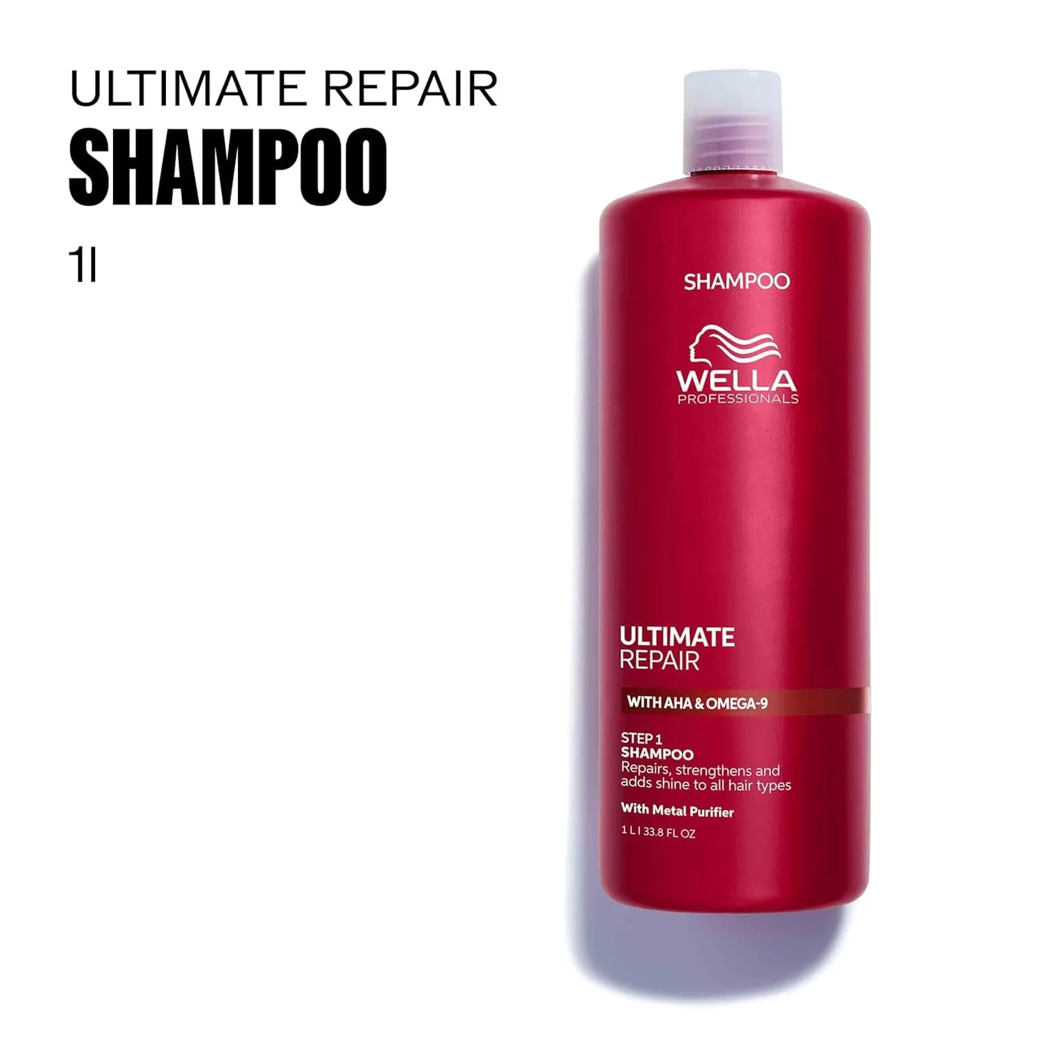 Набор шампуня и кондиционера Wella Professionals ULTIMATE REPAIR | Восстанавливает, укрепляет и увлажняет поврежденные волосы с AHA и Омега-9 | Глубоко питает | Различные размеры 1500 мл (1 шт.) — фото 2