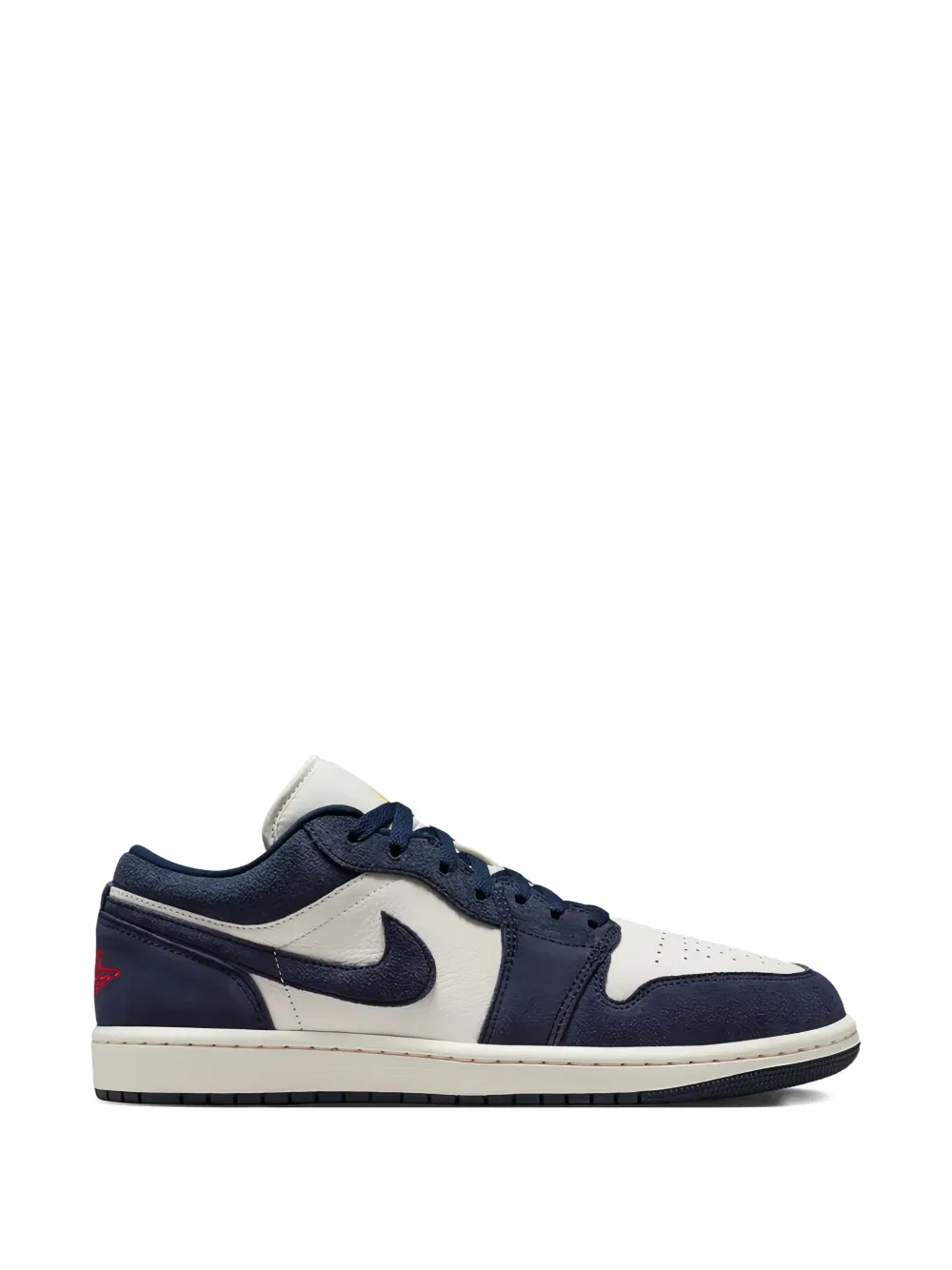 Низкие замшевые кроссовки Jordan 1, синий