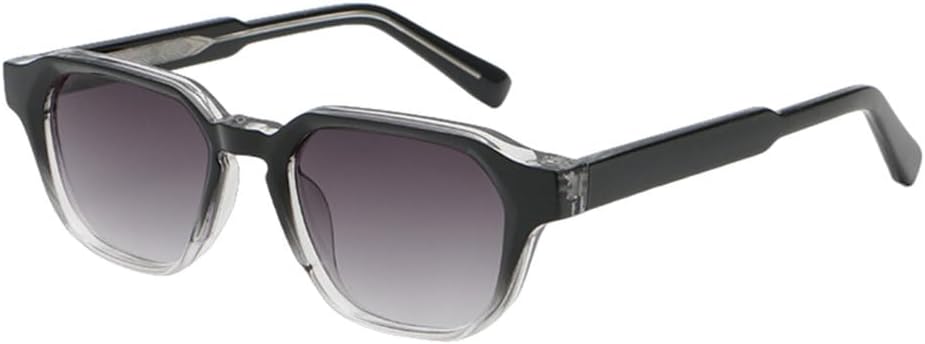 

Солнцезащитные очки MUTYNE UV400 в квадратной оправе для мужчин, из ацетата, модные солнцезащитные очки для женщин и мужчин, с леопардовым принтом, коричнево-черные, Black Clear Gray