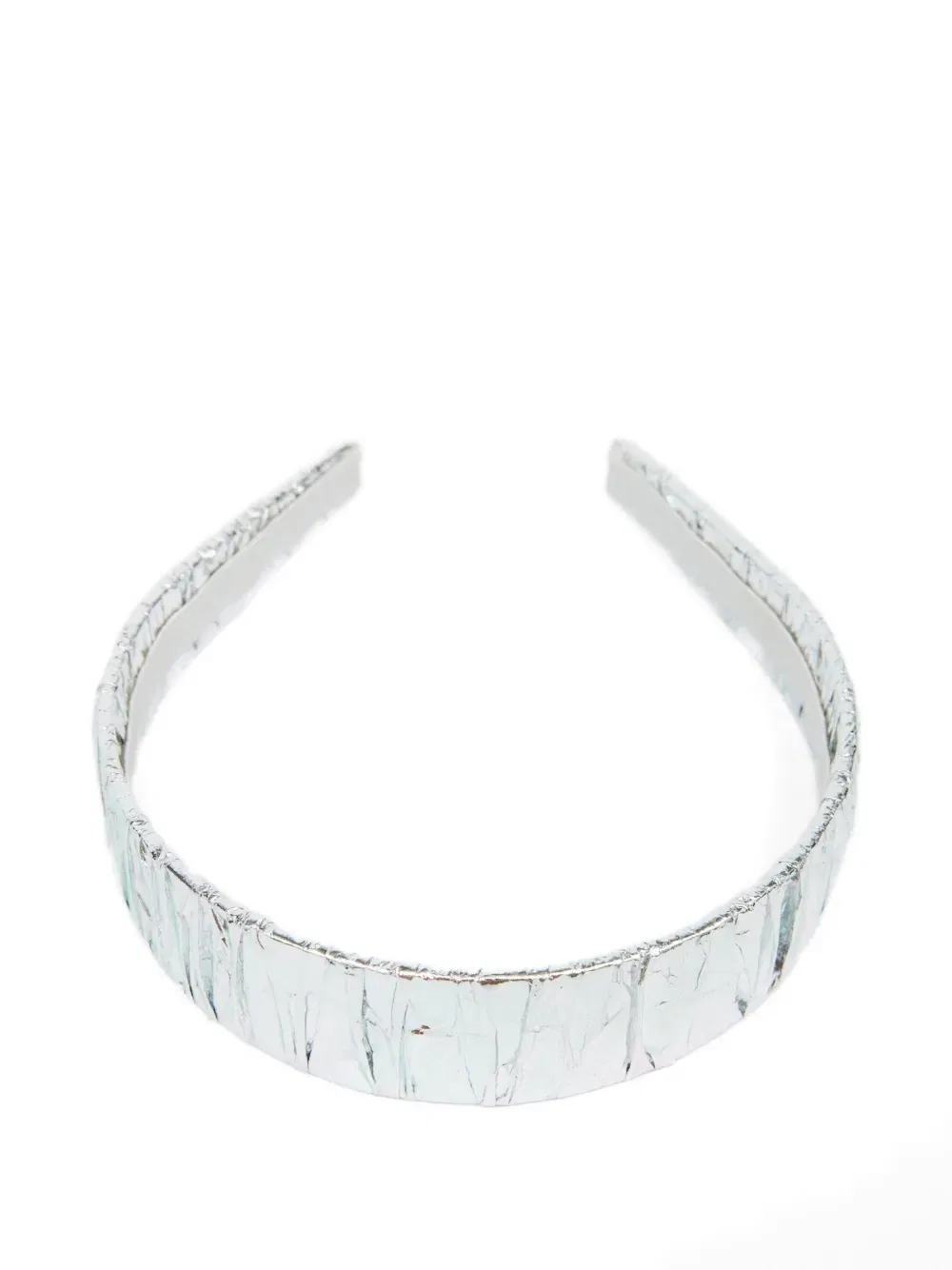 Повязка на голову с логотипом Mm6 Maison Margiela, серебро