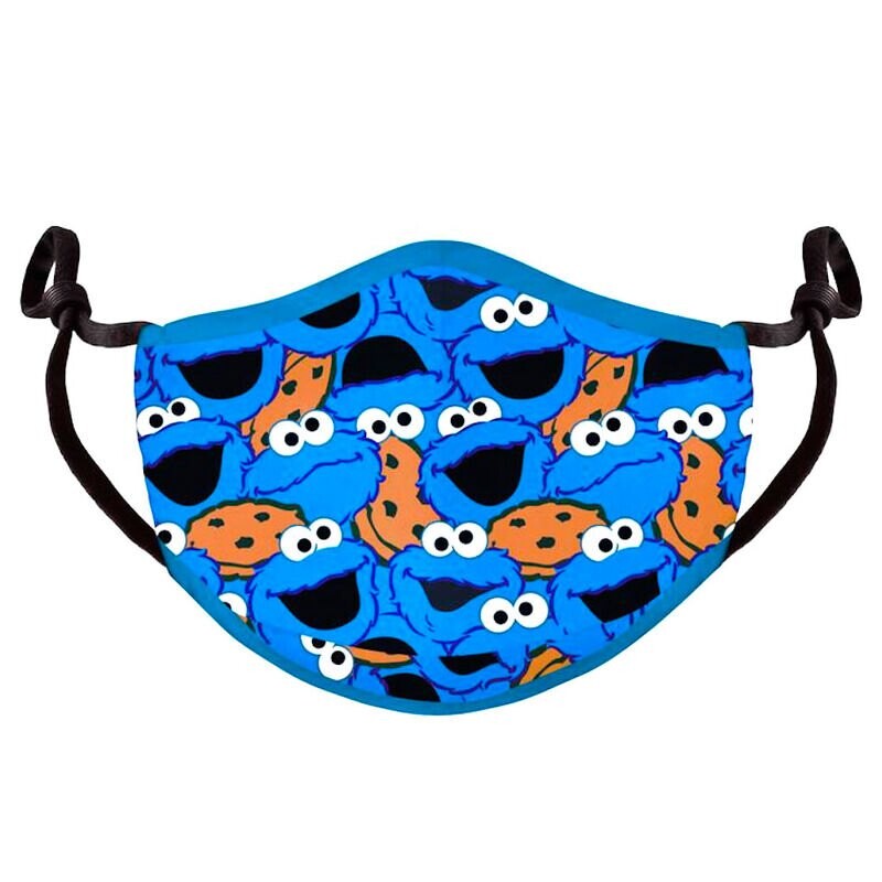 

Маска Difuzed Cookie Monster Sesamestreet Reusable, синий