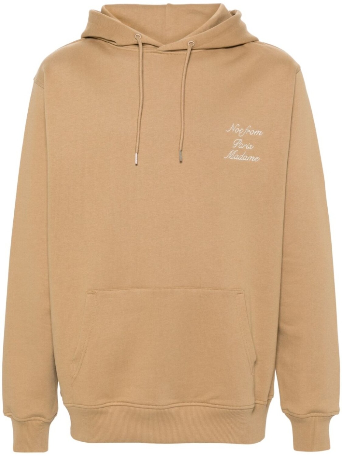 

Drôle De Monsieur толстовка с капюшоном Le Hoodie с надписью «Каллиграфия», нейтральный цвет