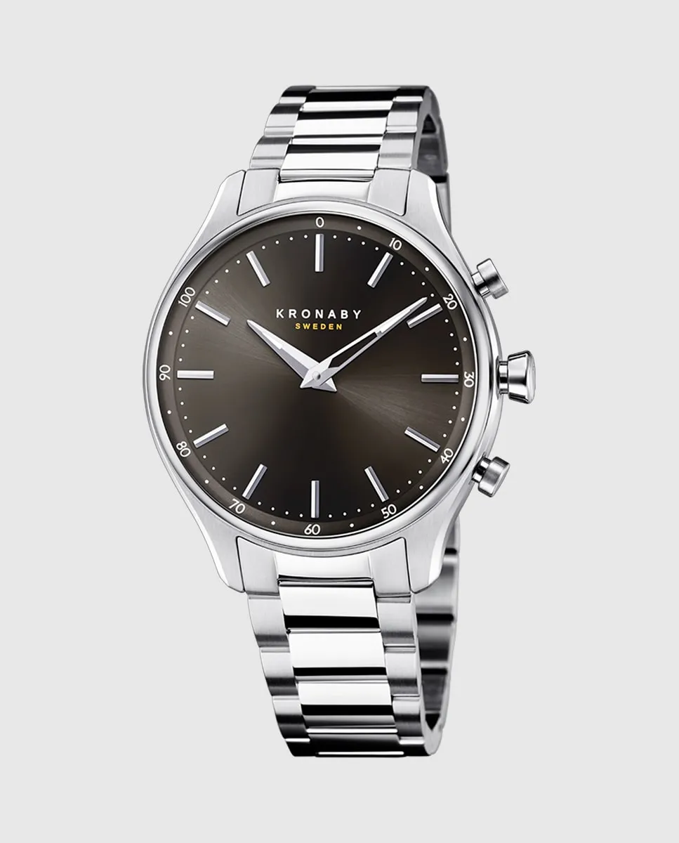

S2750/1 Женские часы Sekel из серебристой стали Kronaby, серебряный