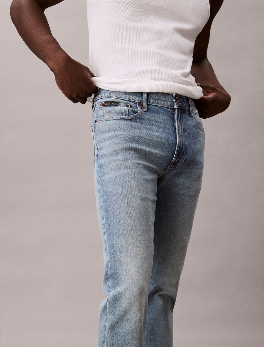 Узкие джинсы Calvin Klein, Light blue — фото 3