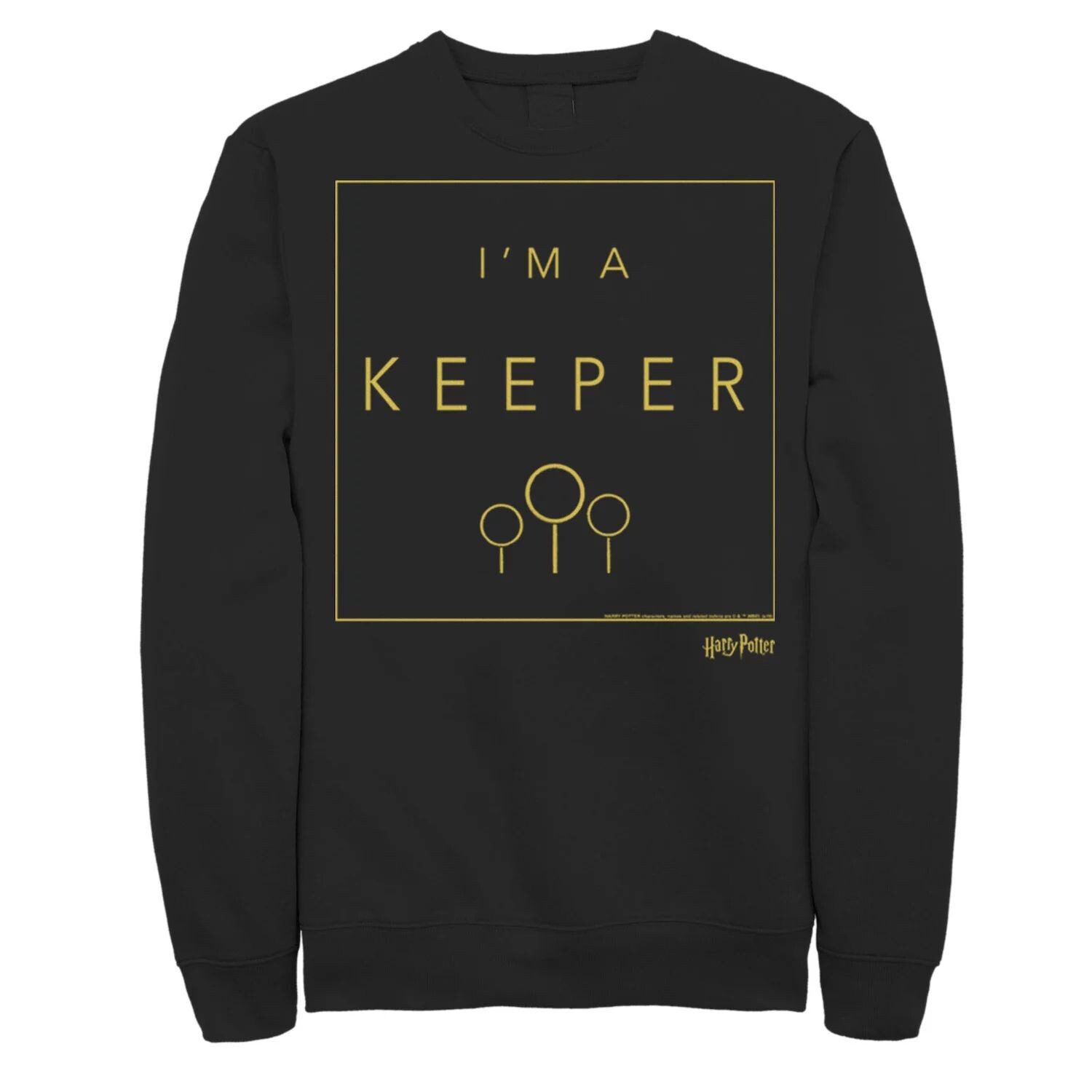 

Мужская толстовка Harry Potter Quidditch I’m A Keeper
