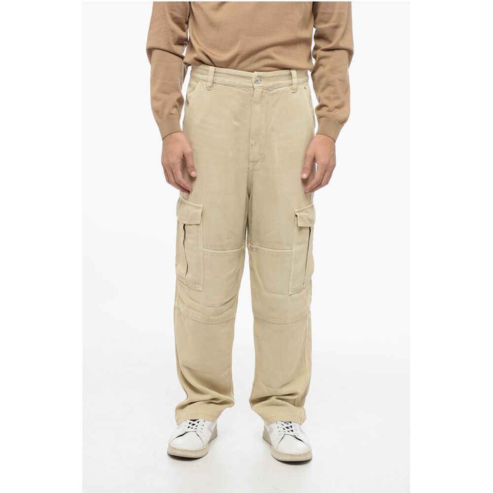 

Брюки-карго из твиловой ткани со шлевками для ремня Isabel Marant, Beige